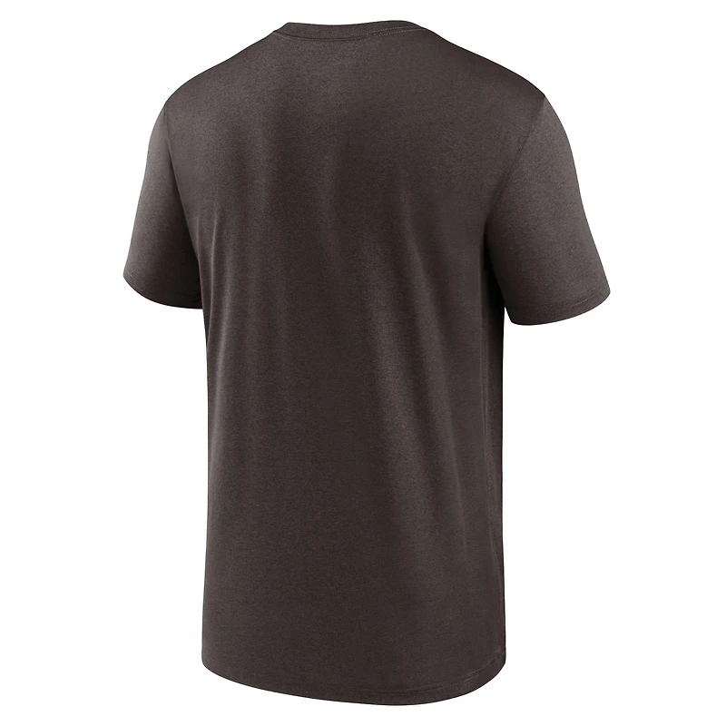 Men's Nike  Brown Cleveland Browns Legend Icon Performance T-Shirt