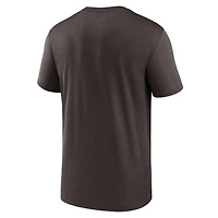 Men's Nike  Brown Cleveland Browns Legend Icon Performance T-Shirt