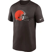 T-shirt Nike marron Cleveland Browns Logo Essential Legend Performance pour homme