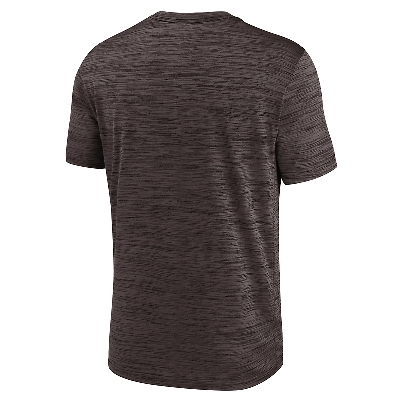 T-shirt Nike Velocity Performance marron pour homme des Cleveland Browns
