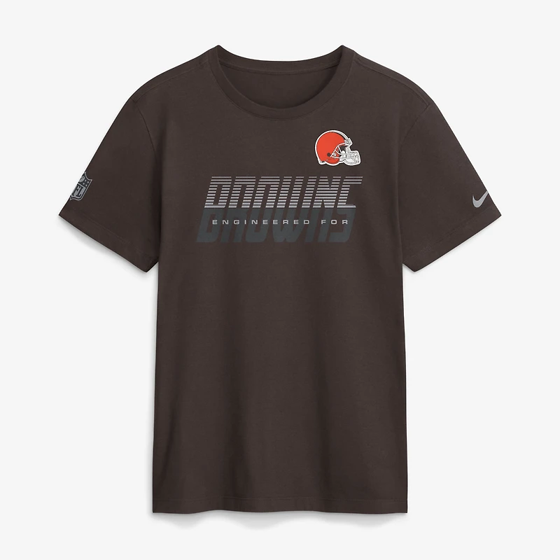 Men's Nike Brown Cleveland Browns Sideline Dri-FIT T-Shirt