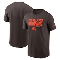 Men's Nike Brown Cleveland Browns Sideline Dri-FIT T-Shirt