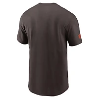 Men's Nike  Brown Cleveland Browns Sideline Performance T-Shirt
