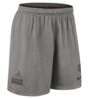 Short réversible Nike Dri-FIT marron Cleveland Browns pour homme