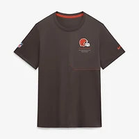 Men's Nike  Brown Cleveland Browns Sideline UV Dri-FIT Coaches Shirt