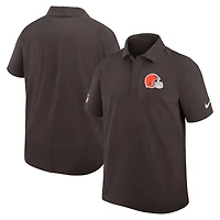 Polo tissé Nike Dri-FIT marron pour homme des Cleveland Browns