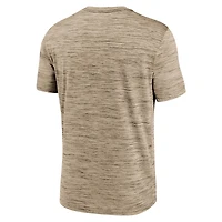 Men's Nike Brown Cleveland Browns Team Sideline Velocity Performance - T-Shirt