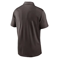 Polo Nike marron Cleveland Browns Vapor Performance pour homme