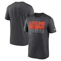 Men's Nike Charcoal Cleveland Browns Sideline Legend Dri-FIT T-Shirt