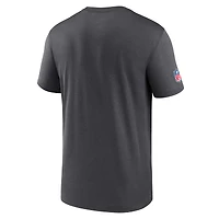 T-shirt Nike Performance Sideline Legend des Cleveland Browns pour homme, couleur anthracite