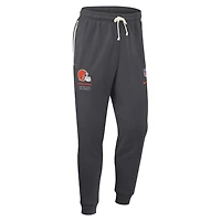 Men's Nike Charcoal Cleveland Browns Sideline Standard Issue Dri-FIT Taper Pants