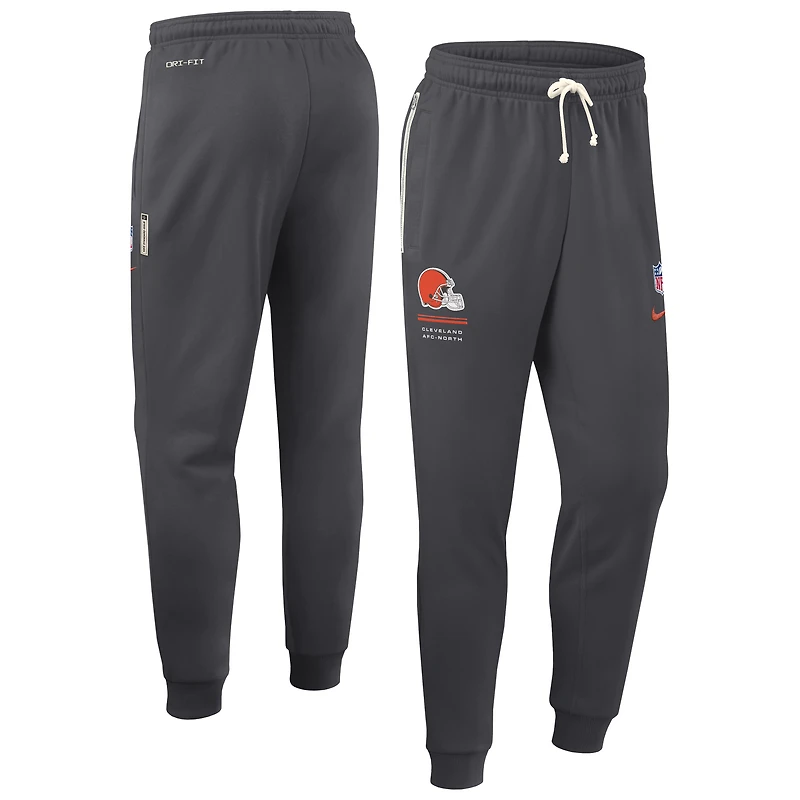 Pantalon Nike Sideline Standard Issue Dri-FIT Taper couleur anthracite pour homme des Cleveland Browns