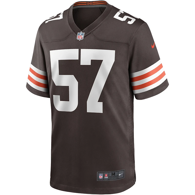 Maillot de joueur retraité Nike Clay Matthews Brown des Cleveland Browns pour hommes