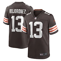 Maillot de match Nike Corey Bojorquez pour hommes, marron, Cleveland Browns