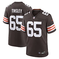 Maillot Nike Dartanyan Tinsley Brown pour homme, équipe des Cleveland Browns