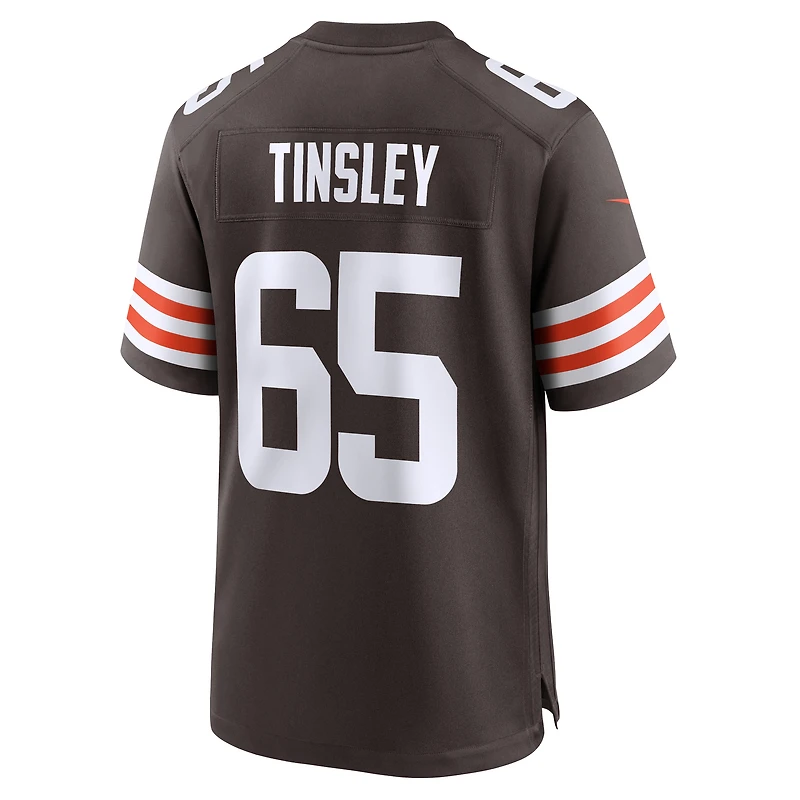 Maillot Nike Dartanyan Tinsley Brown pour homme, équipe des Cleveland Browns