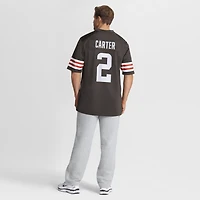 Men's Nike DeAndre Carter  Brown Cleveland Browns Team Game Jersey