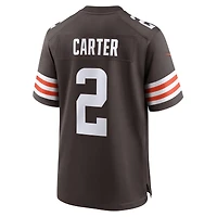 Men's Nike DeAndre Carter  Brown Cleveland Browns Team Game Jersey
