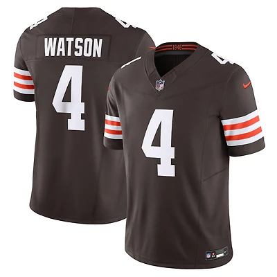 Nike Deshaun Watson pour hommes Blanc Cleveland Browns Vapor F.U.S.E. Maillot limité