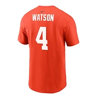 T-shirt Nike Deshaun Watson pour homme, orange, nom et numéro du joueur des Cleveland Browns
