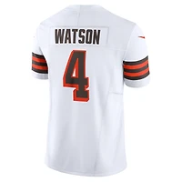 Nike Deshaun Watson pour hommes Blanc Cleveland Browns Vapor F.U.S.E. Maillot limité