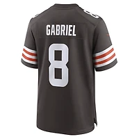 Men's Nike Dillon Gabriel  Brown Cleveland Browns Team Game Jersey