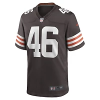 Men's Nike Don Fleming Brown Cleveland Browns Retired Player Jersey