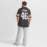 Men's Nike Don Fleming Brown Cleveland Browns Retired Player Jersey
