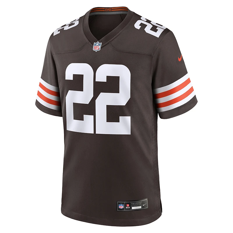 Maillot Nike Dylan Sampson Brown pour homme, équipe des Cleveland Browns