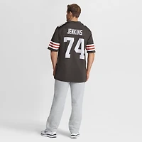 Men's Nike Elgton Jenkins  Brown Cleveland Browns Team Game Jersey