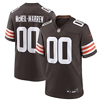 Men's Nike Emmanuel McNeil-Warren Brown Cleveland Browns Game Jersey