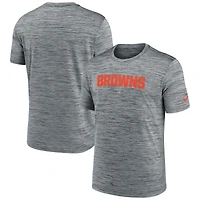 Men's Nike Gray Cleveland Browns Velocity Performance T-Shirt