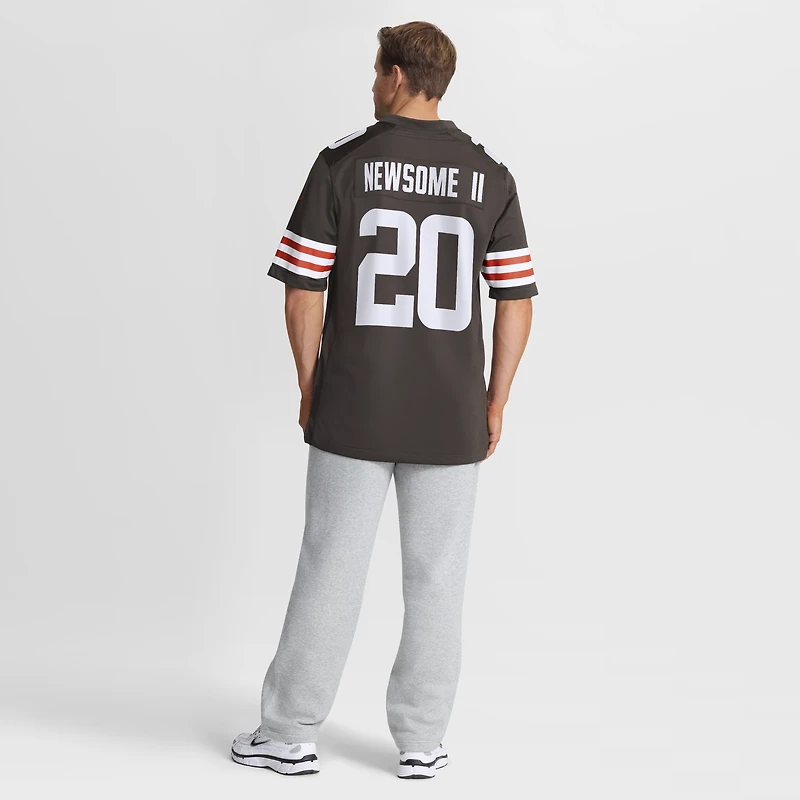 Men's Nike Greg Newsome II Brown Cleveland Browns Game Jersey