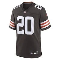 Maillot de match des Cleveland Browns Nike Greg Newsome II marron pour homme