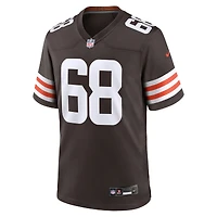 Maillot Nike Jackson Barton Brown pour homme, équipe des Cleveland Browns