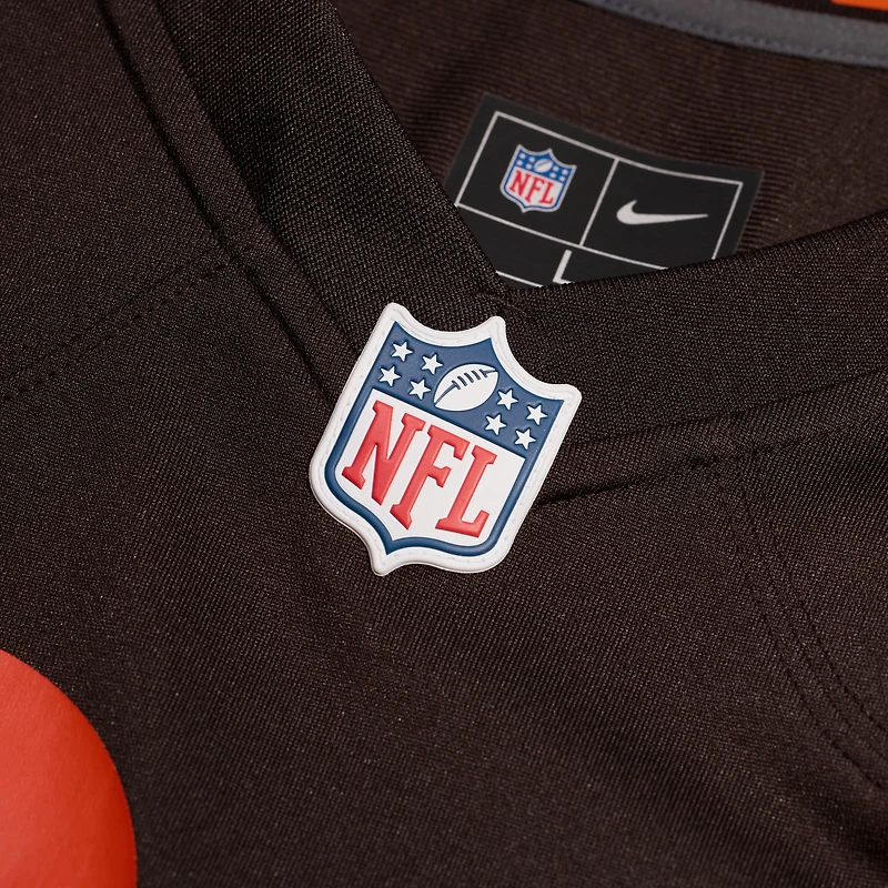 Maillot de match alternatif Alpha Dawg des Cleveland Browns Nike pour homme, Jared Verse Brown