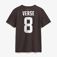 Men's Nike Jared Verse Brown Cleveland Browns Name & Number T-Shirt