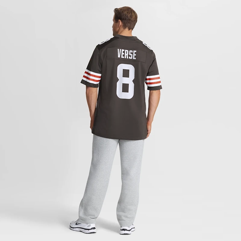 Maillot de match Nike Jared Verse Brown des Cleveland Browns pour homme