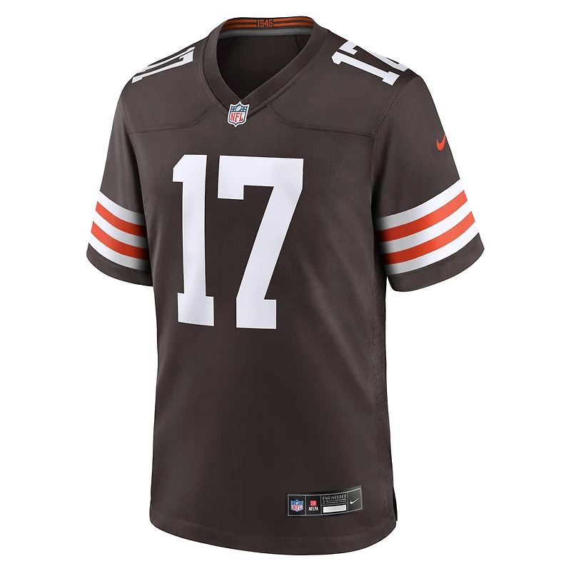 Maillot Nike Jerome Baker Brown pour homme, équipe des Cleveland Browns