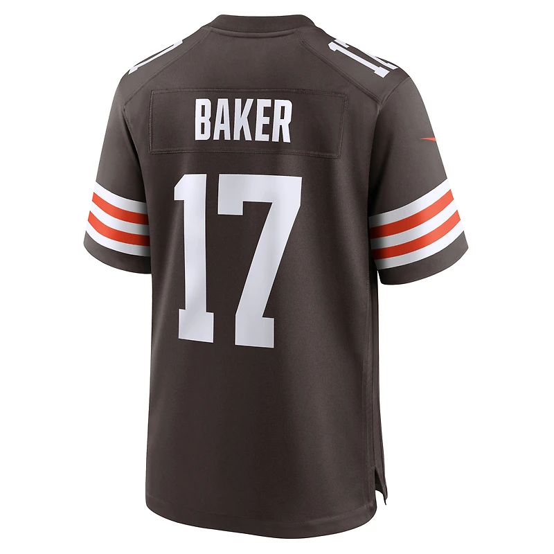 Maillot Nike Jerome Baker Brown pour homme, équipe des Cleveland Browns