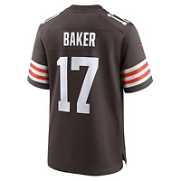 Maillot Nike Jerome Baker Brown pour homme, équipe des Cleveland Browns