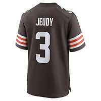 Maillot de match Nike Jerry Jeudy pour hommes, marron, Cleveland Browns
