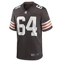 Maillot de joueur retraité Nike Joe DeLamielleure pour hommes, marron des Cleveland Browns