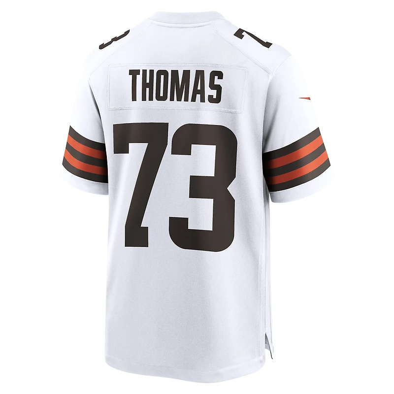 Homme Nike Joe Thomas White Cleveland Browns Retired Game Player Jersey