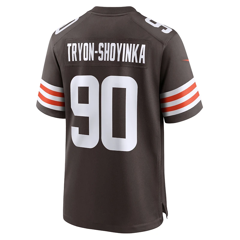 Maillot Nike Joe Tryon-Shoyinka Brown pour homme, équipe des Cleveland Browns