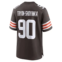 Maillot Nike Joe Tryon-Shoyinka Brown pour homme, équipe des Cleveland Browns