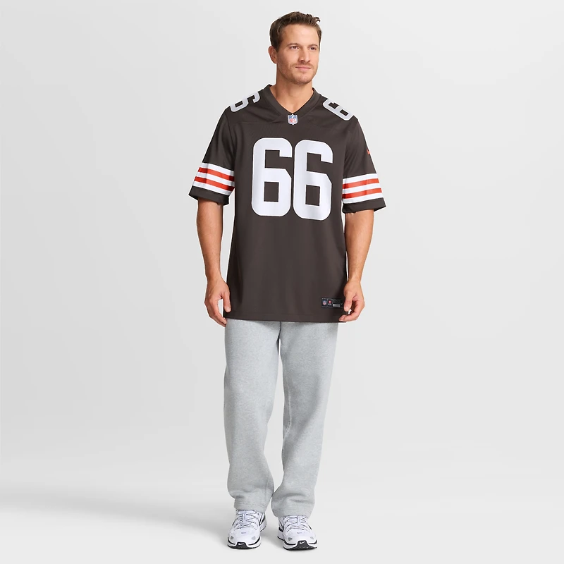 Men's Nike Joshua Miles  Brown Cleveland Browns Team Game Jersey