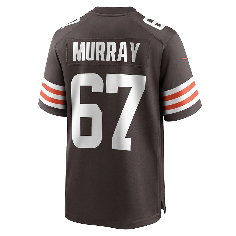Maillot Nike Justin Murray Brown Cleveland Browns Team Game pour homme