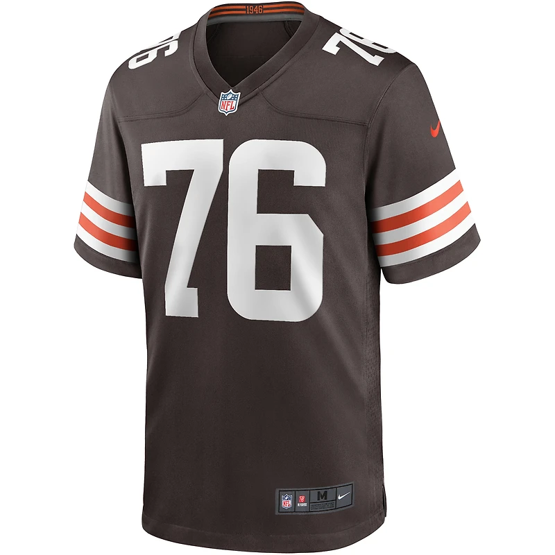 Maillot de joueur retraité Nike Lou Groza des Cleveland Browns pour hommes, marron