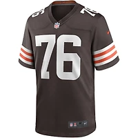 Maillot de joueur retraité Nike Lou Groza des Cleveland Browns pour hommes, marron